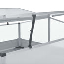 vidaXL zöld horganyzott acél melegház 100 x 100 x 77 cm