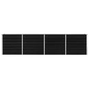 vidaXL antracitszürke horganyzott acél kerti magaságyás 320x40x77 cm