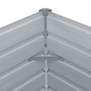 vidaXL szürke horganyzott acél kerti magaságyás 320 x 40 x 45 cm