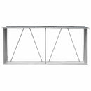 vidaXL antracit horganyzott acél kerti tűzifatároló 330 x 84 x 152 cm