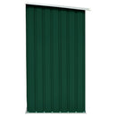 vidaXL zöld horganyzott acél kerti tűzifatároló 163 x 83 x 154 cm