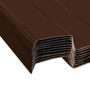 vidaXL Tetőpanel 12 db Barna 129 x 45 cm Horganyzott acél