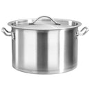vidaXL rozsdamentes acél főzőedény 24 L 36 x 24 cm