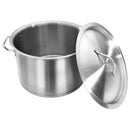 vidaXL rozsdamentes acél főzőedény 24 L 36 x 24 cm