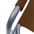 vidaXL 2 db barna acél rendezői szék