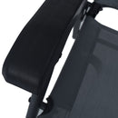 vidaXL 2 db szürke összecsukható kerti textilén szék