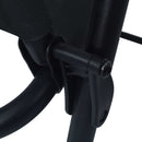 vidaXL 2 db fekete összecsukható kerti textilén szék