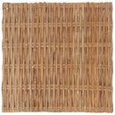 vidaXL természetes rattan lábtartó párnával