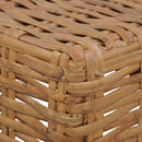 vidaXL természetes rattan dohányzóasztal 47 x 47 x 28 cm