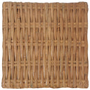 vidaXL természetes rattan dohányzóasztal 47 x 47 x 28 cm