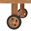 vidaXL tömör tíkfa napozóágy zöld párnával