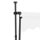 vidaXL krémszínű kézzel kihúzható LED-es napellenző 150 cm
