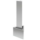 vidaXL ezüstszínű rozsdamentes acél kerti szökőkút 37,7x32,6x110 cm