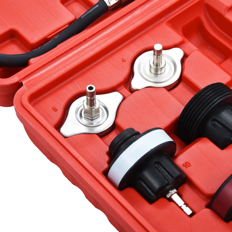 vidaXL 14 darabos hűtőrendszer- és hűtősapka-nyomásmérő