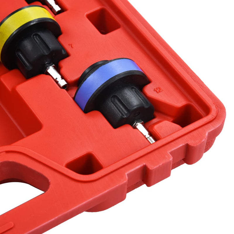 vidaXL 14 darabos hűtőrendszer- és hűtősapka-nyomásmérő