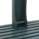 vidaXL antracitszürke fa kerti zuhanyzó