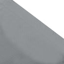 vidaXL szürke kültéri napozóágy napellenzővel