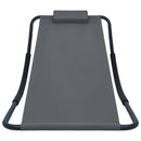 vidaXL szürke acél kerti ágy 200 x 90 cm