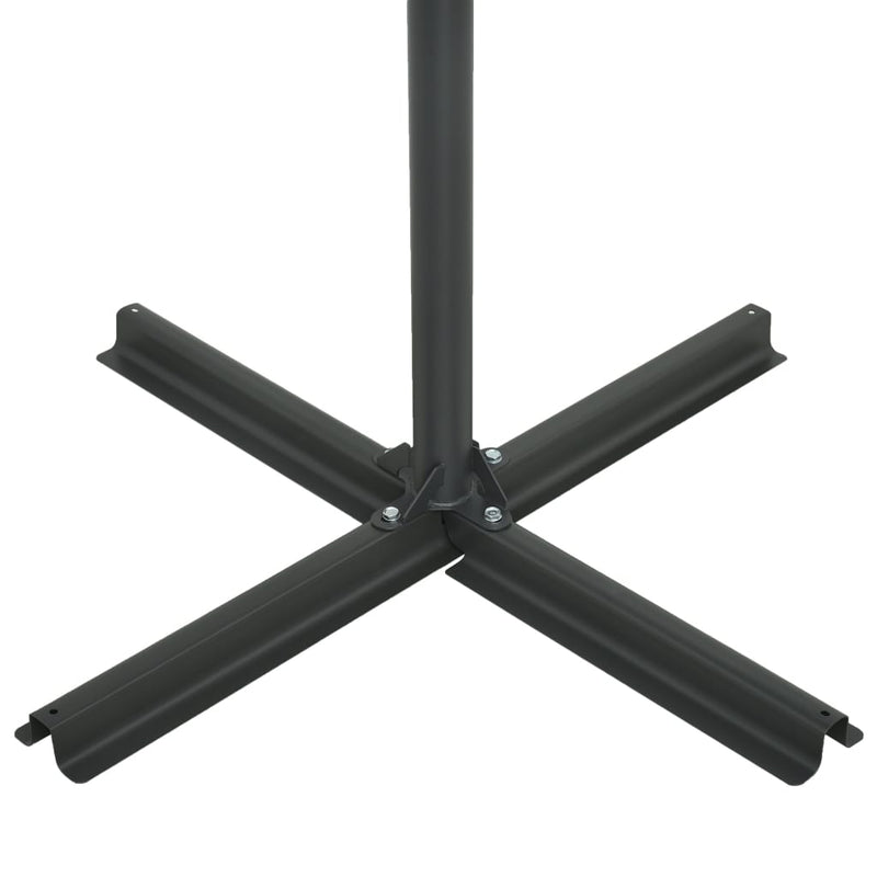 vidaXL kék kültéri napernyő alumíniumrúddal 460 x 270 cm