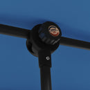 vidaXL azúrkék kerti napernyő alumíniumrúddal 180 x 110 cm