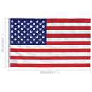 vidaXL amerikai zászló 90 x 150 cm