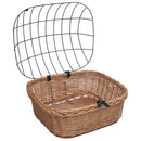 vidaXL természetes fűzfa elülső kerékpárkosár fedéllel 50 x 45 x 35 cm