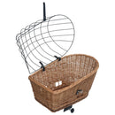 vidaXL természetes fűzfa hátsó kerékpárkosár fedéllel 55 x 31 x 36 cm