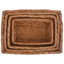 vidaXL 4 darab barna fűzfa rakásolható kosár