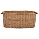 vidaXL természetes fűzfa tűzifatároló kosár fogantyúkkal 78x54x34 cm