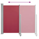 vidaXL piros behúzható oldalsó teraszi napellenző 120 x 300 cm