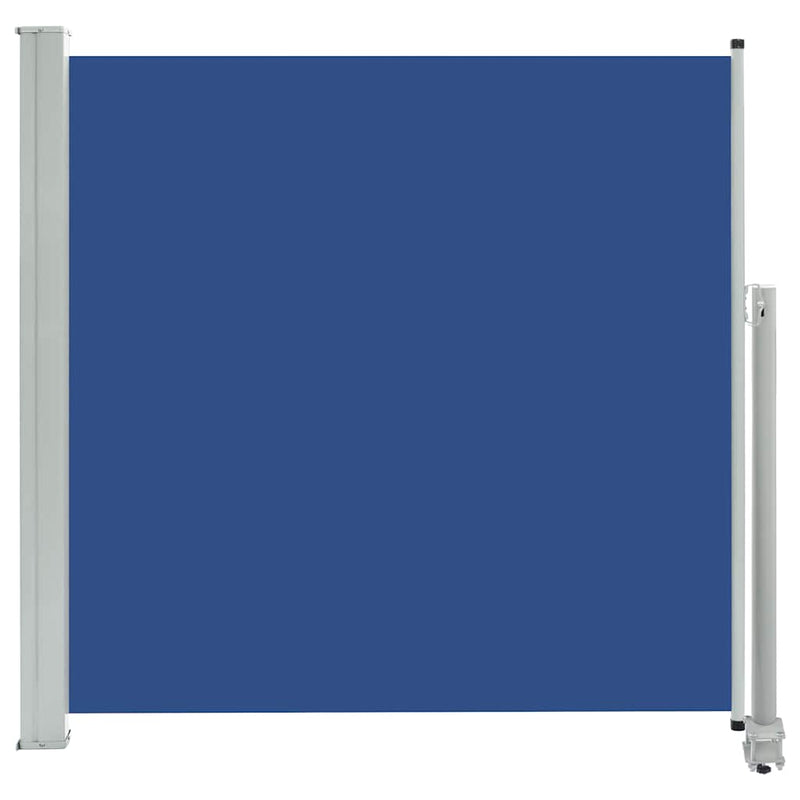 vidaXL kék behúzható oldalsó terasz napellenző 160 x 300 cm