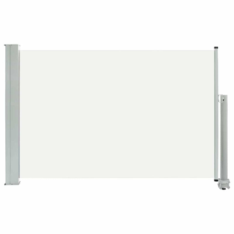 vidaXL krémszínű kihúzható oldalsó terasz napellenző 60 x 300 cm