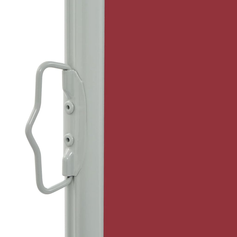 vidaXL piros kihúzható oldalsó terasz napellenző 60 x 300 cm