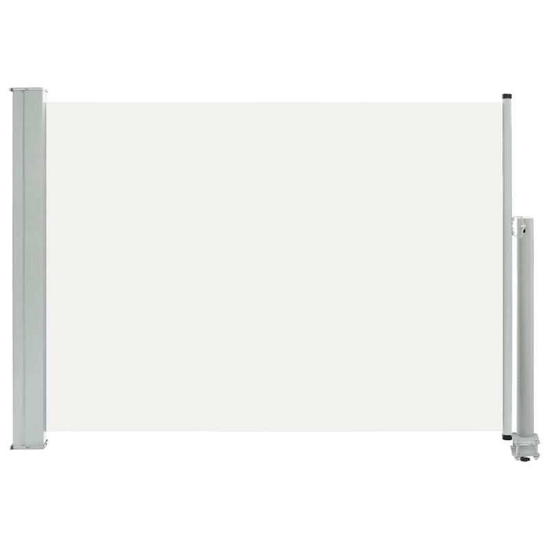 vidaXL krémszínű kihúzható oldalsó terasz napellenző 80 x 300 cm