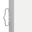 vidaXL krémszínű kihúzható oldalsó terasz napellenző 80 x 300 cm