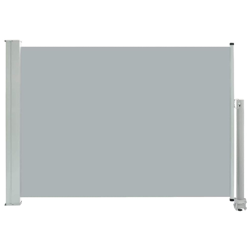 vidaXL szürke kihúzható oldalsó terasz napellenző 80 x 300 cm