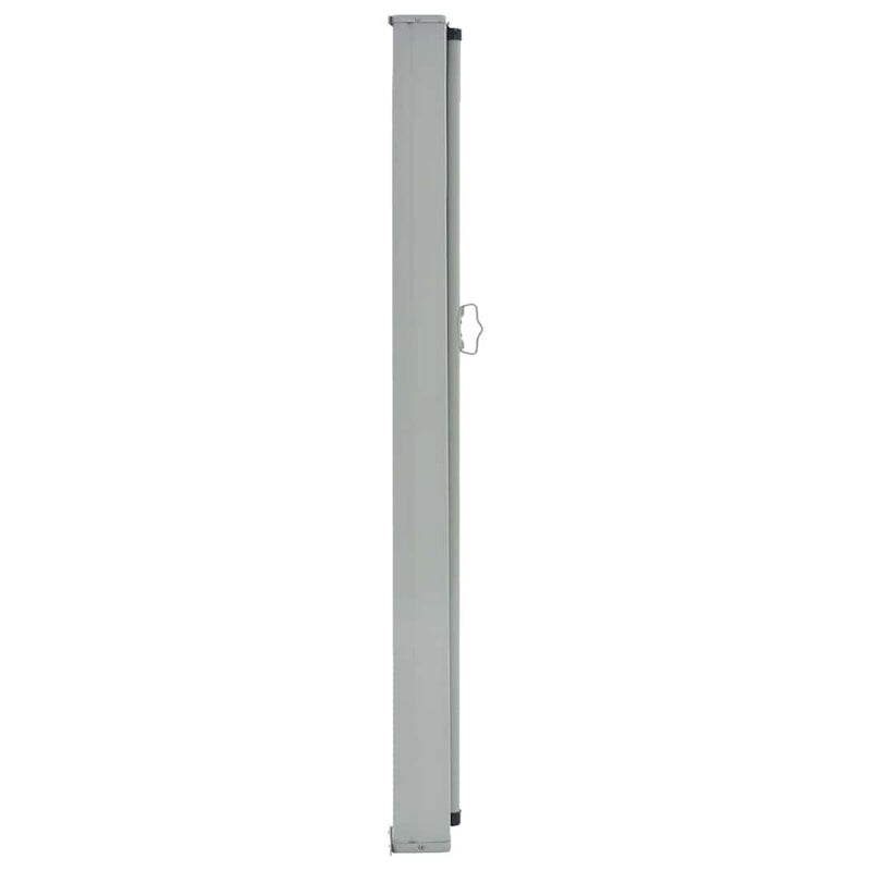 vidaXL szürke kihúzható oldalsó terasz napellenző 80 x 300 cm