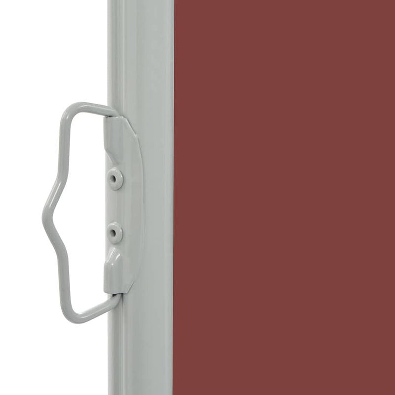 vidaXL barna kihúzható oldalsó terasz napellenző 80 x 300 cm