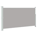 vidaXL szürke kihúzható oldalsó teraszi napellenző 170 x 300 cm