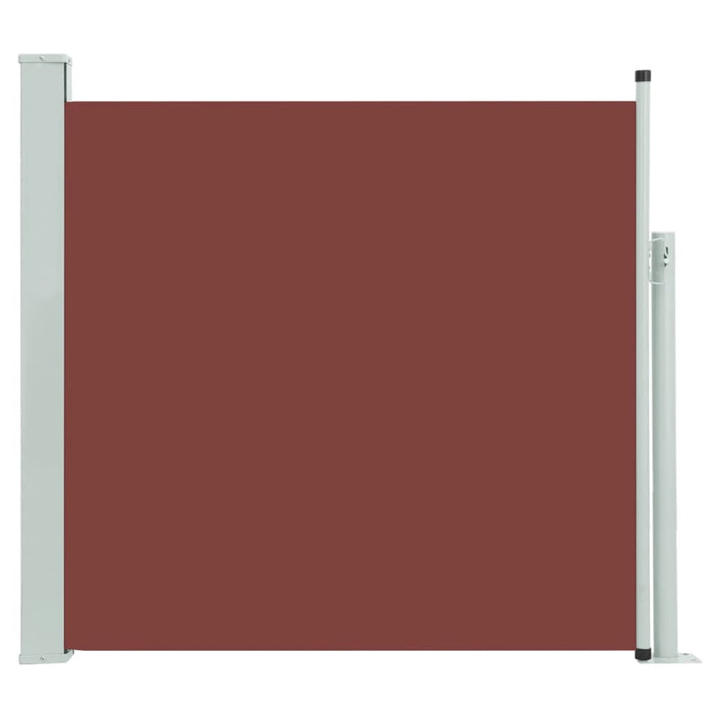 vidaXL barna kihúzható oldalsó teraszi napellenző 170 x 300 cm