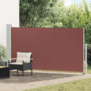 vidaXL barna kihúzható oldalsó teraszi napellenző 170 x 300 cm