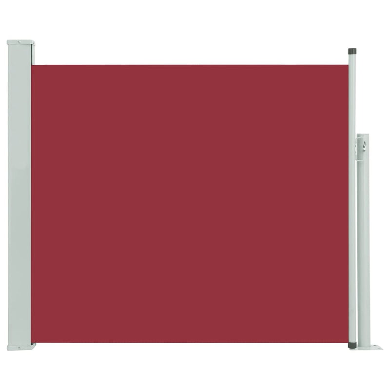 vidaXL piros behúzható oldalsó teraszi napellenző 100 x 300 cm