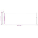 vidaXL piros behúzható oldalsó teraszi napellenző 100 x 300 cm