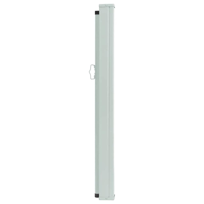vidaXL krémszínű behúzható oldalsó teraszi napellenző 120 x 500 cm