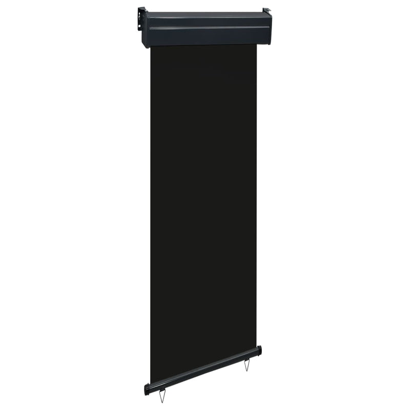 vidaXL fekete erkély oldalnapellenző 65 x 250 cm