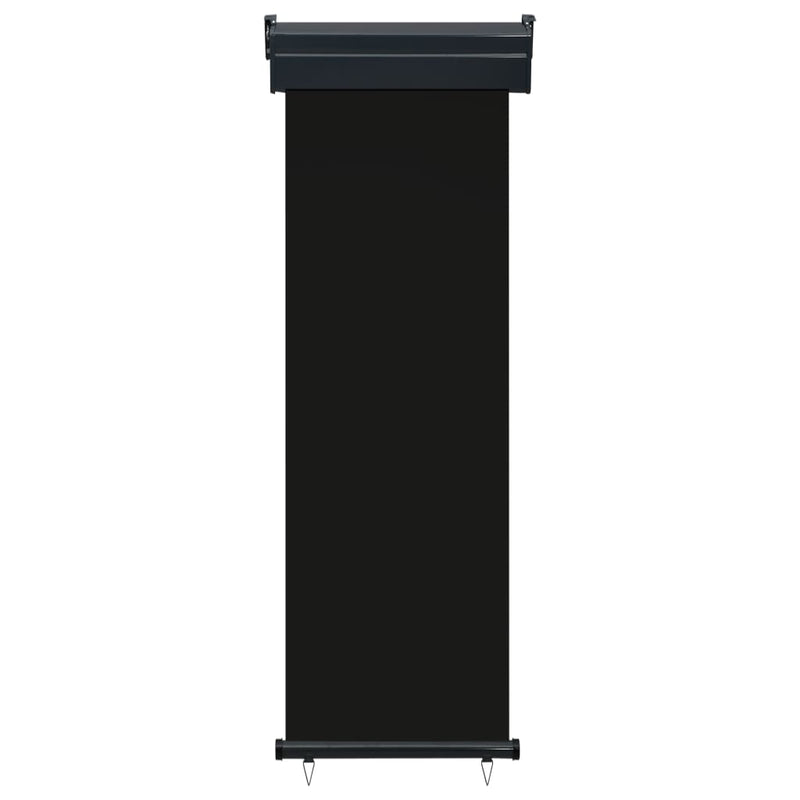 vidaXL fekete erkély oldalnapellenző 65 x 250 cm