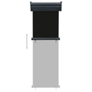 vidaXL fekete erkély oldalnapellenző 65 x 250 cm