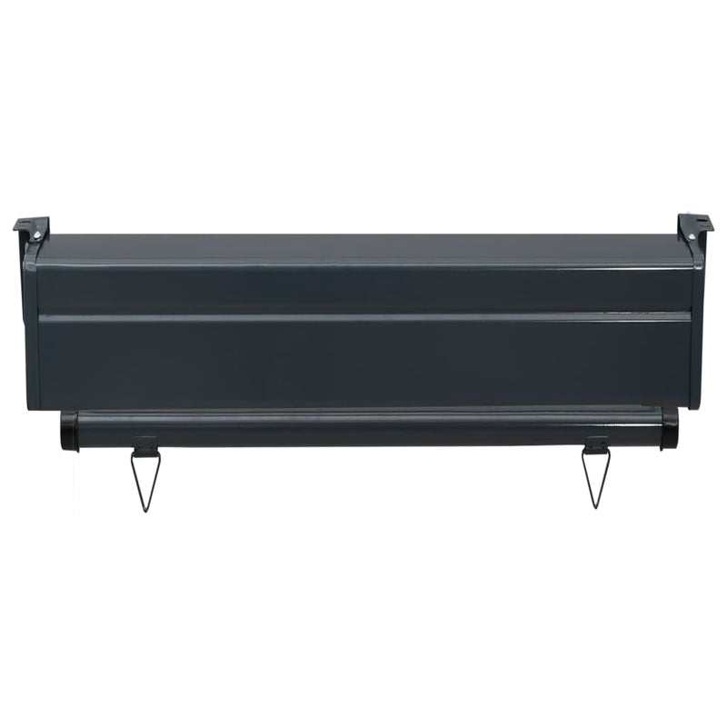 vidaXL fekete erkély oldalnapellenző 65 x 250 cm