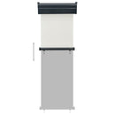 vidaXL krémszínű oldalsó terasznapellenző 65 x 250 cm