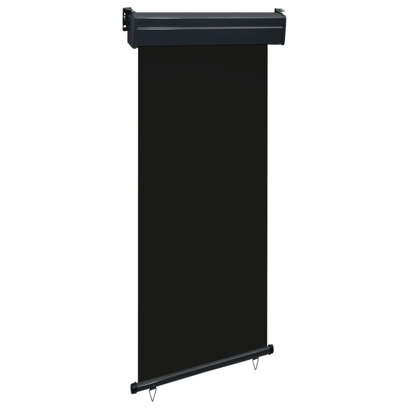 vidaXL fekete erkély oldalnapellenző 85 x 250 cm